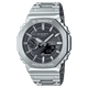 CASIO G-SHOCK GM-B2100SD-1ADR BLACK ANALOG-DIGITAL DIAL SILVER STAINLESS STEEL SOLID BAND G1638