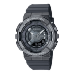 CASIO G-SHOCK GM-S110B-8ADR GRAY ANA-DIGI DIAL GREY RESIN STRAP WOMEN'S WATCH G1317