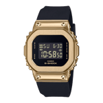 CASIO G-SHOCK WOMEN GM-S5600UGB-1DR GOLD DIGITAL DIAL BLACK BIO-BASED RESIN BAND G1535