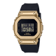 CASIO G-SHOCK WOMEN GM-S5600UGB-1DR GOLD DIGITAL DIAL BLACK BIO-BASED RESIN BAND G1535