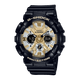 CASIO G-SHOCK GMA-S120GB-1ADR GOLD-SILVER ANA-DIGI DIAL BLACK RESIN STRAP WOMEN'S WATCH G1287