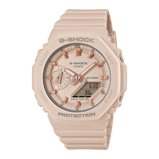 CASIO G-SHOCK GMA-S2100-4ADR PINK ANA-DIGI DIAL PINK RESIN STRAP WOMEN'S WATCH G1109