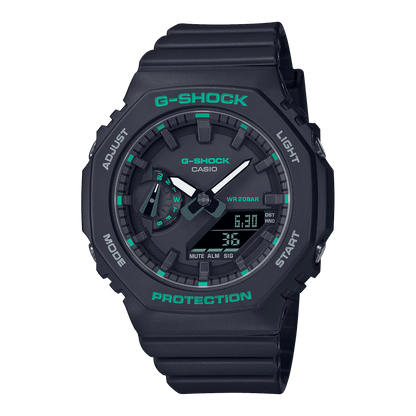CASIO G-SHOCK GMA-S2100GA-1ADR BLACK ANA-DIGI DIAL BLACK RESIN STRAP WOMEN'S WATCH G1375