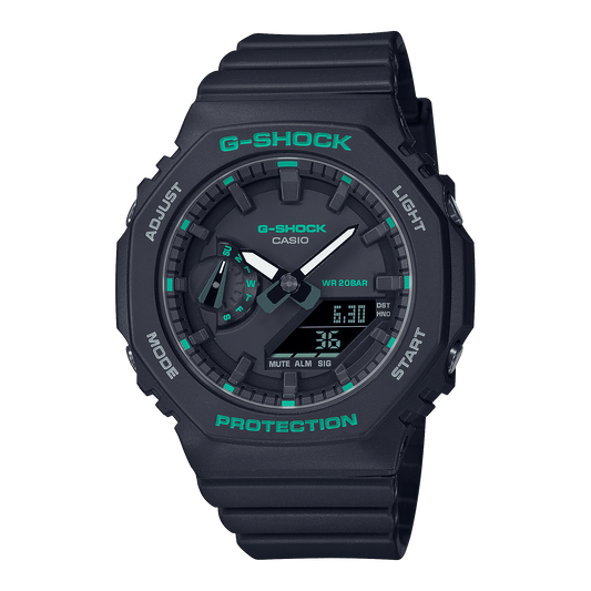 CASIO G-SHOCK GMA-S2100GA-1ADR BLACK ANA-DIGI DIAL BLACK RESIN STRAP WOMEN'S WATCH G1375