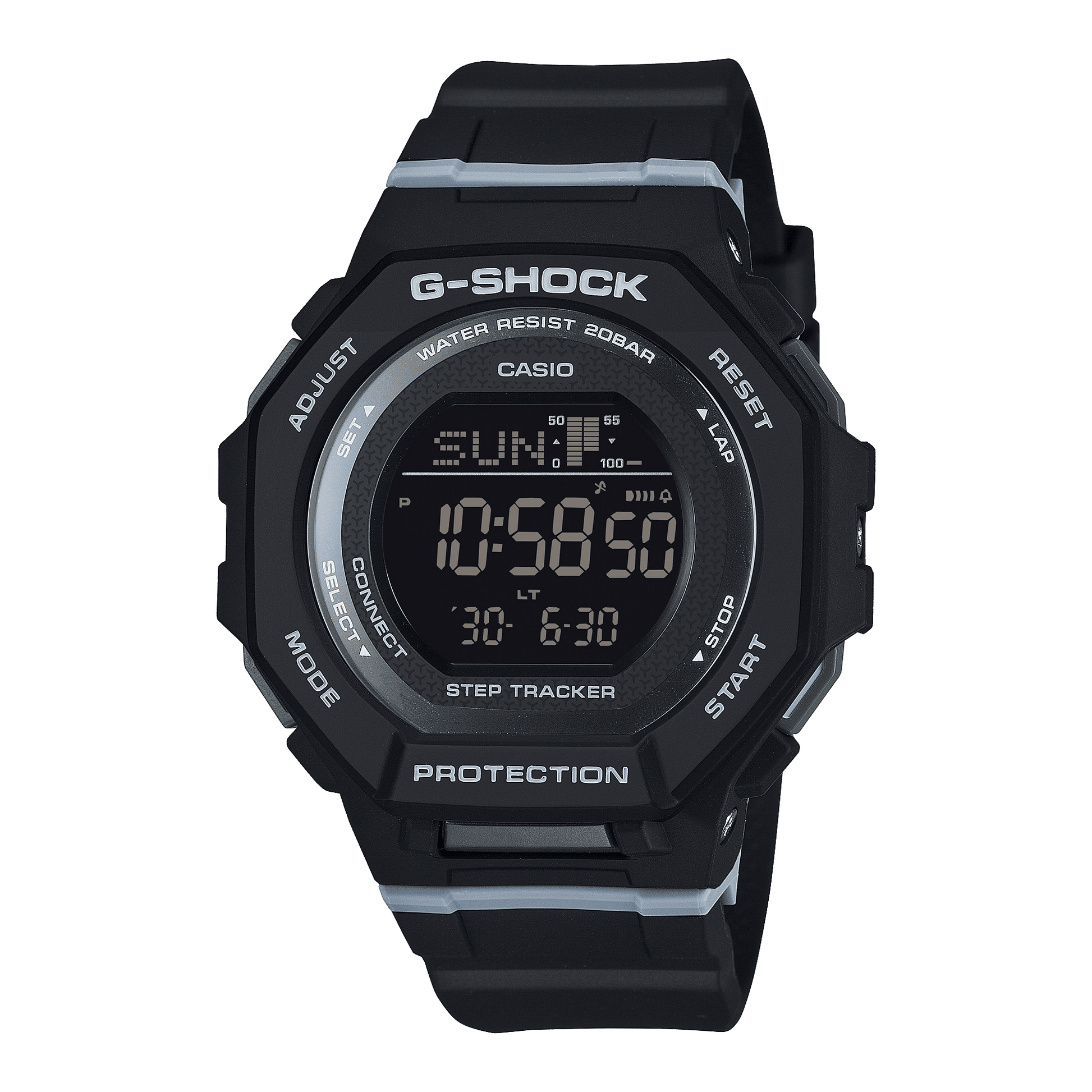 CASIO G-SHOCK WOMEN GMD-B300-1DR BLACK DIGITAL DIAL BLACK  BIO-BASED RESIN BAND G1617