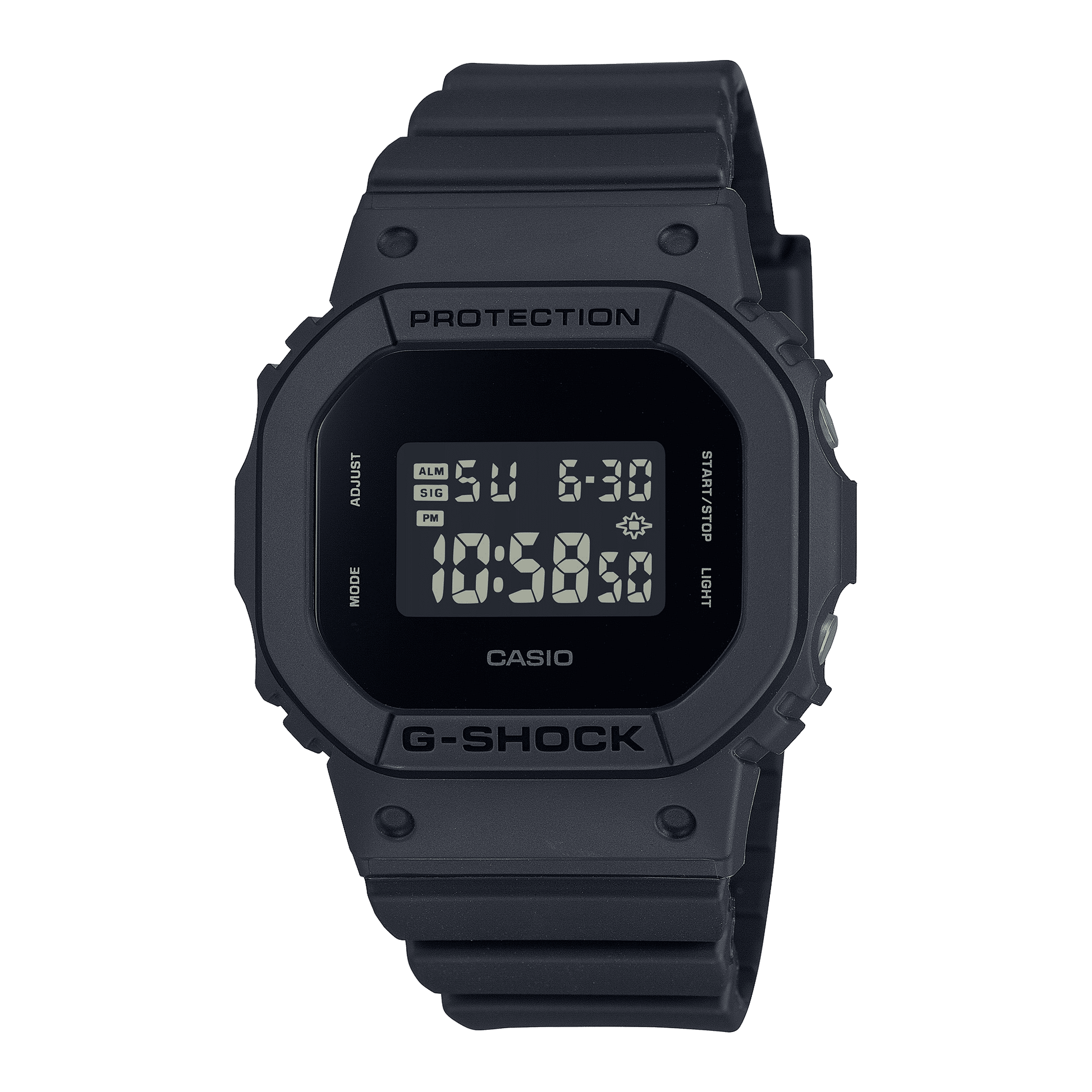 CASIO G-SHOCK WOMEN GMD-S5610BB-1DR BLACK DIGITAL DIAL BLACK BIO-BASED RESIN BAND G1616