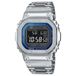 CASIO G-SHOCK METAL GMW-B5000D-2DR BLUE DIGITAL DIAL  SOLID BAND MEN'S WATCH G1564