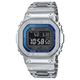 CASIO G-SHOCK METAL GMW-B5000D-2DR BLUE DIGITAL DIAL  SOLID BAND MEN'S WATCH G1564