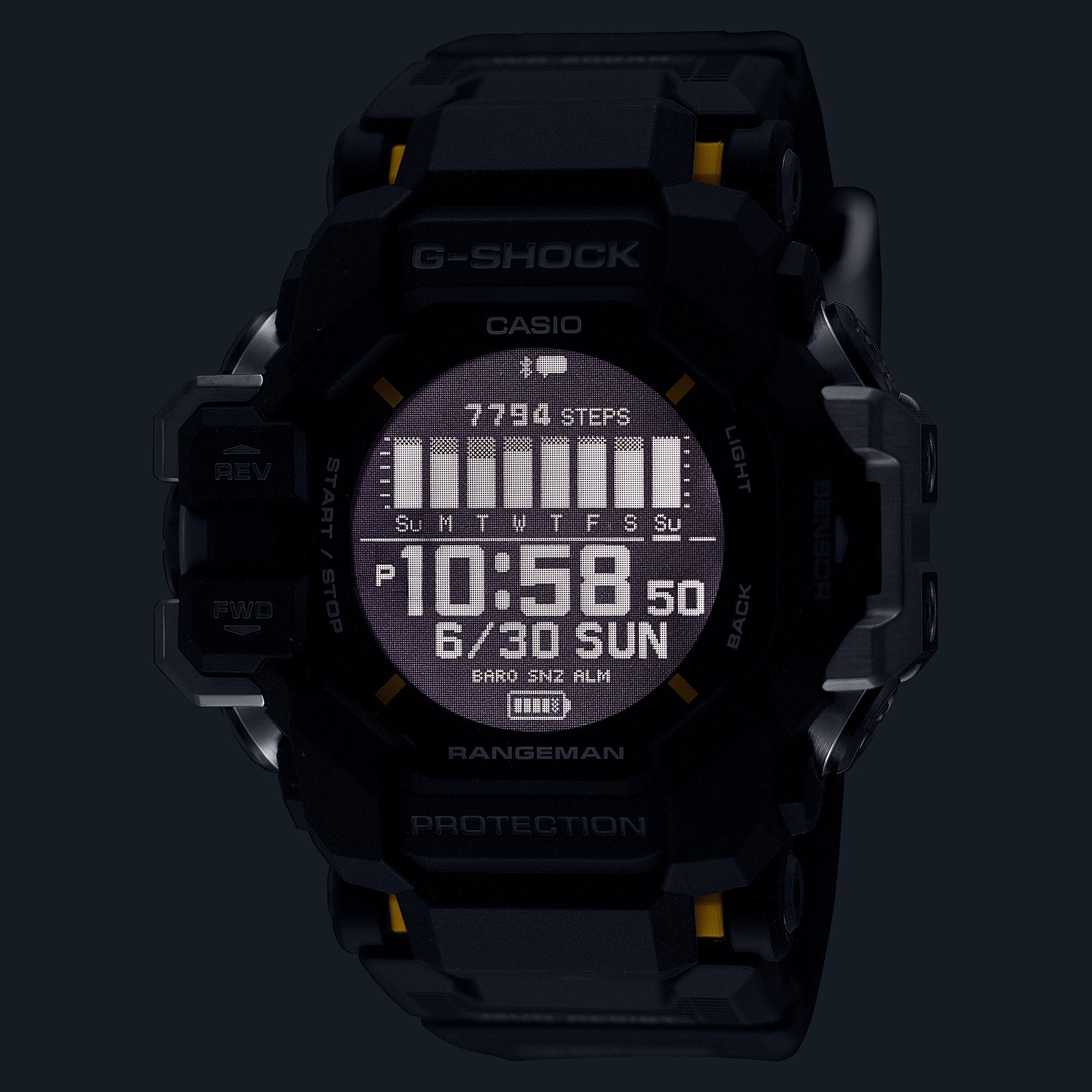 CASIO G-SHOCK GPR-H1000-1DR Digital Dial Men's Watch – casiostore