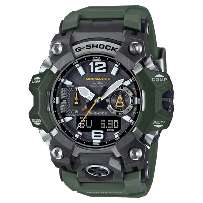 CASIO G-SHOCK MUDMASTER GWG-B1000-3ADR  ANA-DIGI DIAL MILITARY GREEN RESIN BAND MENS WATCH G1472