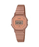 CASIO VINTAGE LA-11WR-5ADF ROSE GOLD DIGITAL DIAL ROSE GOLD STAINLESS STEEL BAND D217