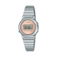 CASIO VINTAGE LA700WE-4ADF PINK DIGITAL DIAL SILVER STAINLESS STEEL BAND A2231