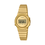 CASIO VINTAGE LA700WEG-9ADF GOLD DIGITAL DIAL GOLD STAINLESS STEEL BAND A2233