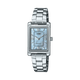 CASIO ENTICER LADIES LTP-1234DS-2ADF BLUE ANALOG DIAL SILVER STAINLESS STEEL BAND A2365