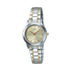 CASIO LTP-1275SG-9ADF GOLD ANALOG DIAL DUAL TONED STAINLESS STEEL BAND WOMEN'S WATCH A2277