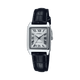 CASIO LTP-V007L-7B1UDF SILVER ANALOG DIAL BLACK LEATHER BAND WOMEN'S WATCH A2287