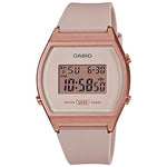 CASIO VINTAGE LW-204-4ADF ROSE GOLD DIGITAL DIAL PINK RESIN STRAP D213