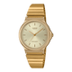 CASIO MQ-24G-9EDF GOLD ANALOG DIAL GOLD STAINLESS STEEL BAND WOMEN'S WATCH A2297