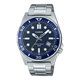 CASIO ENTICER MEN MTD-135D-2AVDF BLUE ANALOG DIAL SILVER STAINLESS STEEL BAND A2377