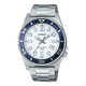 CASIO ENTICER MEN MTD-135D-7AVDF WHITE ANALOG DIAL SILVER STAINLESS STEEL BAND A2379