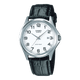 CASIO MTP-1183E-7BDF WHITE ANALOG DIAL BLACK LEATHER BAND MEN'S WATCH A212