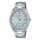 CASIO ENTICER MEN MTP-1302DS-7AVDF WHITE ANALOG DIAL SILVER STAINLESS STEEL BAND A2344