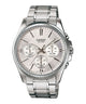 CASIO MTP-1375D-7AVDF SILVER ANALOG DIAL SILVER STAINLESS STEEL BAND MEN'S WATCH A837