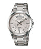 CASIO MTP-1381D-7AVDF SILVER ANALOG DIAL SILVER STAINLESS STEEL BAND MEN'S WATCH A841