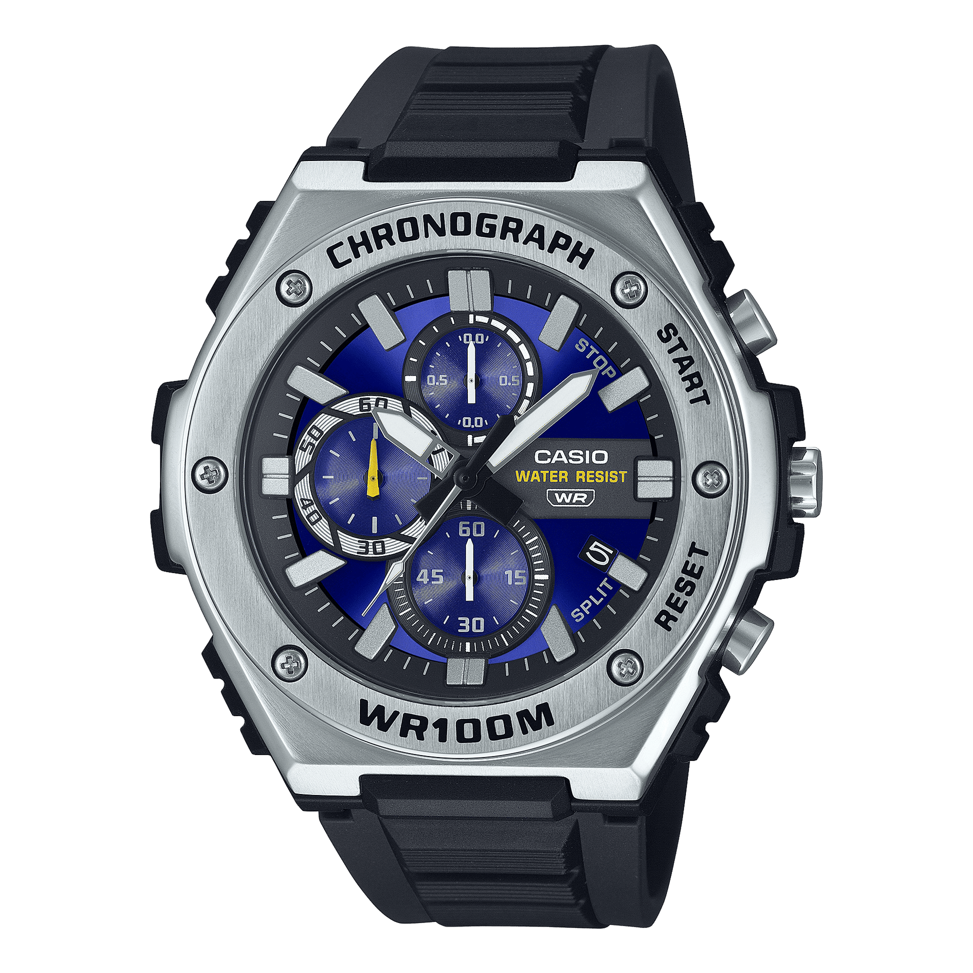 CASIO YOUTH MWA-300H-2AVDF BLUE ANALOG DIAL BLACK  RESIN BAND AD282