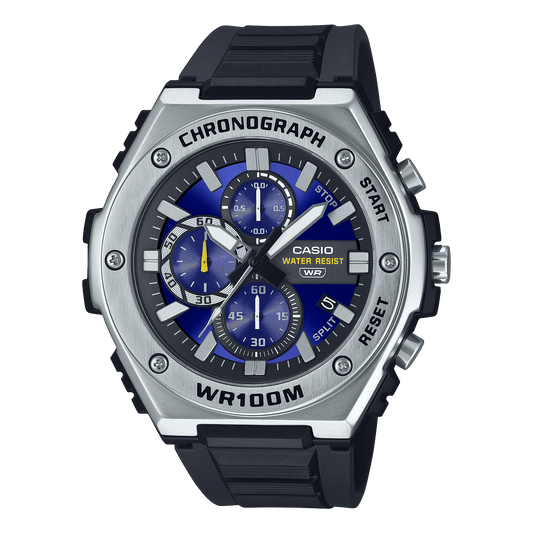 CASIO YOUTH MWA-300H-2AVDF BLUE ANALOG DIAL BLACK  RESIN BAND AD282