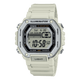 CASIO MWD-110H-8AVDF WHITE DIGITAL DIAL WHITE RESIN STRAP MEN'S WATCH D348