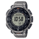 CASIO PROTREK PRG-340T-7DR BLACK DIGITAL DIAL BROWN TITANIUM, STAINLESS STEEL BUCKLE 
ONE-TOUCH 3-FOLD CLASP BAND SL111