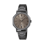 CASIO SHEEN SHE-4554GY-5AUDF GREY ANALOG DIAL GREY STAINLESS STEEL STRAP WOMEN'S WATCH 