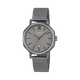 CASIO SHEEN SHE-4554GYM-8AUDF GREY ANALOG DIAL GREY STAINLESS STEEL MESH STRAP WOMEN'S WATCH 