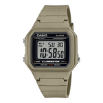 CASIO  W-217H-5AVDF  DIGITAL DIAL BROWN RESIN STRAP  7 YEAR BATTERY I131