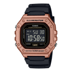 CASIO YOUTH W-218HM-5BVDF BLACK  DIGITAL DIAL BLACK  RESIN  BAND D375