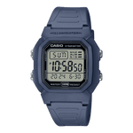 CASIO  W-800H-2AVDF  DIGITAL DIAL BLUE RESIN STRAP  100M WATER RESISTANT D333