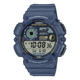 CASIO  WS-1500H-2AVDF  DIGITAL DIAL BLUE RESIN STRAP  MOON DATA D293