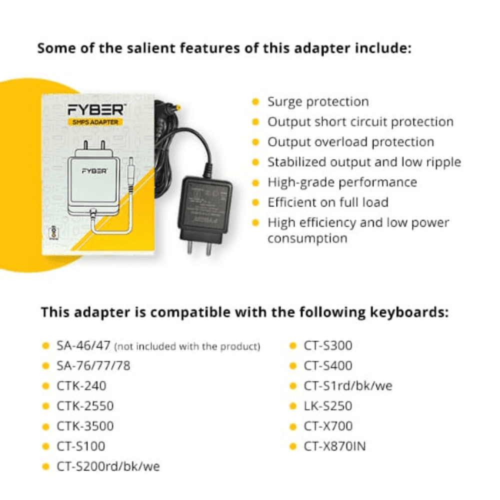 AC Adaptor 9.5V Bhawar Sales Corporation