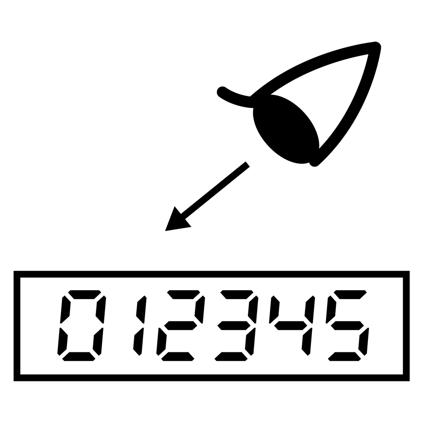 Easy to read display