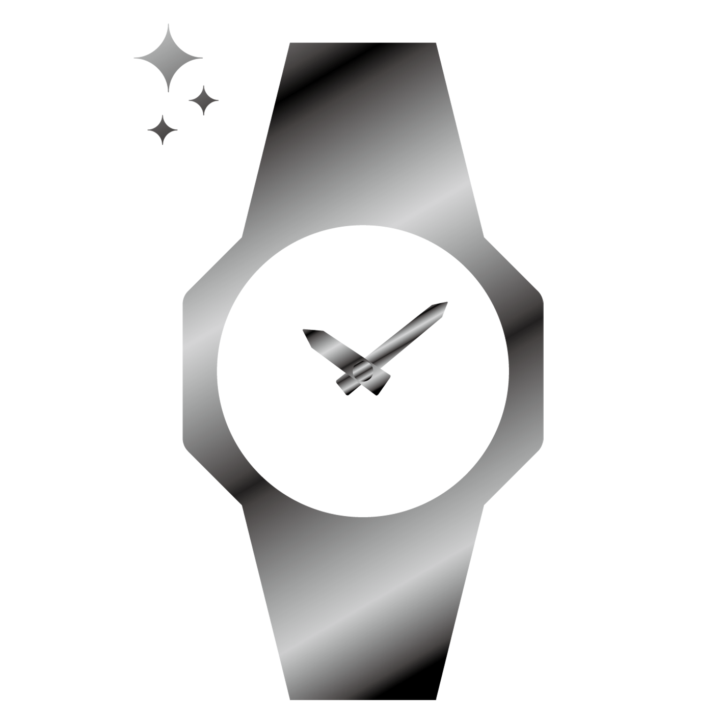 Beautiful polished metal